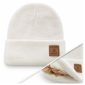 Bonnet Beanie-Bear® Satin Crème