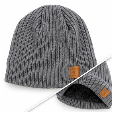 Bonnet doublé Beanie-Bear® Gris