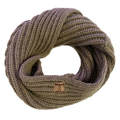 Cache cou beige foncé