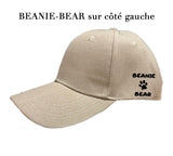 Casquette Beanie-Bear Beige Crème