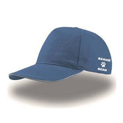 Casquette Beanie-Bear Bleu/Blanc