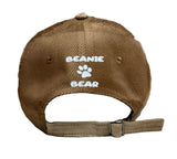 Casquette BEANIE-BEAR Velours Marron