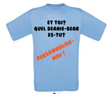 T-shirt  - ENFANT - Bleu ciel