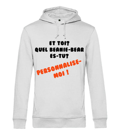 Hoodie Coton bio Unisexe BLANC