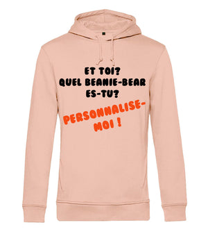 Hoodie coton bio Unisexe ROSE DOUX