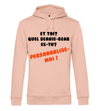 Hoodie coton bio Unisexe ROSE DOUX