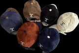 Casquette BEANIE-BEAR® Velours Bleue/Crème
