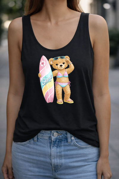T-shirt sans manche Noir