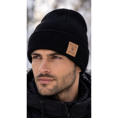 Bonnet Beanie-Bear® Satin Noir