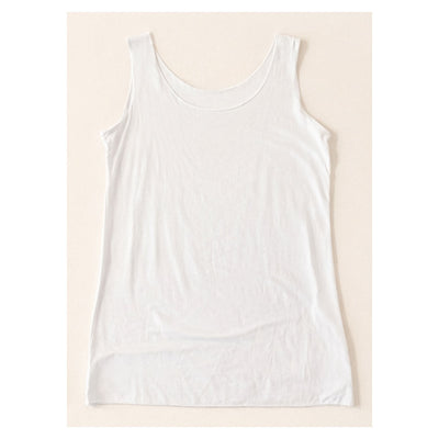 T-shirt sans manche Blanc