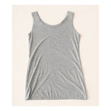 T-shirt sans manche Gris chiné