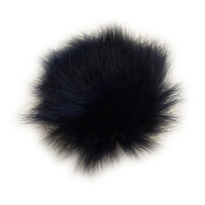 Pompon noir Beanie Bear