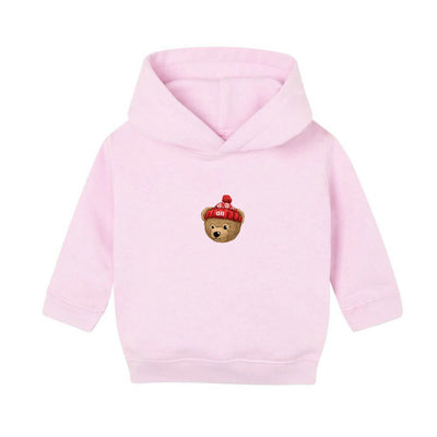 Hoodie Bébé-BEAR 09-BLEU MARINE/ROSE