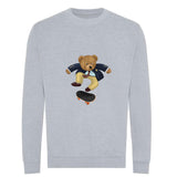 Sweat coton bio BEAR 12 - GRIS chiné