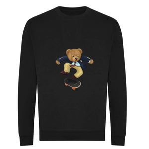 Sweat coton bio BEAR 12 - NOIR