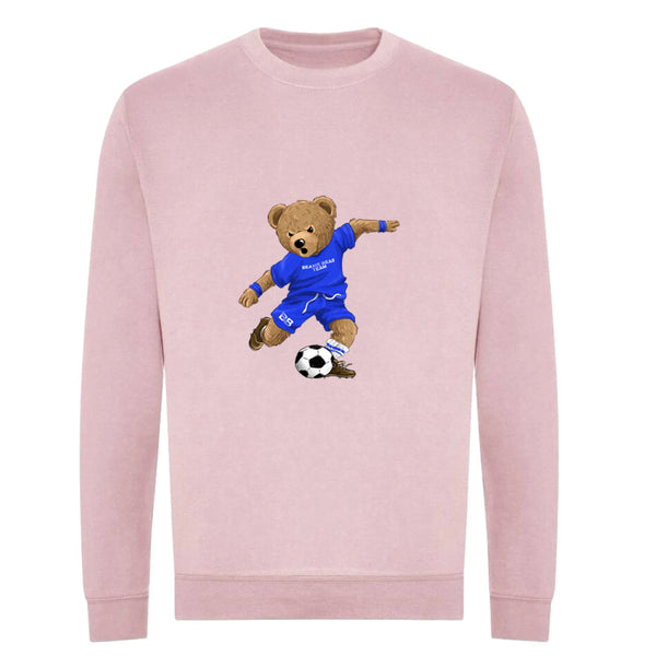 Sweat coton bio BEAR 22 - ROSE