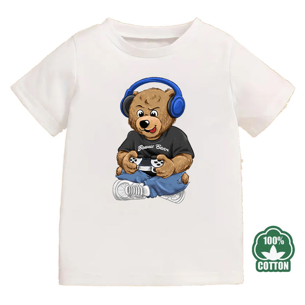 T-shirt -ENFANT-BEAR 27-BLANC