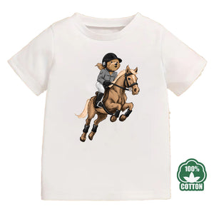 T-shirt -ENFANT-BEAR 28-BLANC