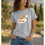 T-shirt Unisexe Gris chiné CLAIR