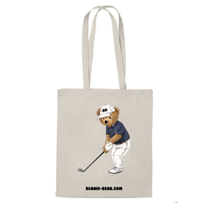 Tote-bag naturel coton bio BEAR 07