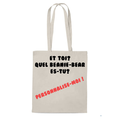 Tote-bag naturel coton bio BEANIE-BEAR®