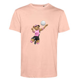 T-shirt Homme-Col rond-BEAR 24-ROSE DOUX