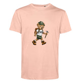 T-shirt Homme-Col rond-BEAR 29-ROSE DOUX
