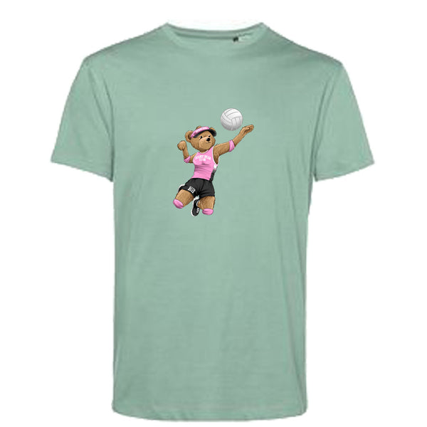 T-shirt-Unisexe-Col rond-BEAR 24-Sauge