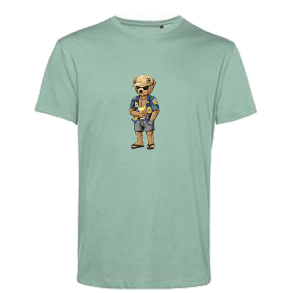 T-shirt-Unisexe-Col rond-BEAR 25-Sauge