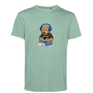 T-shirt-Unisexe-Col rond-BEAR 27-Sauge