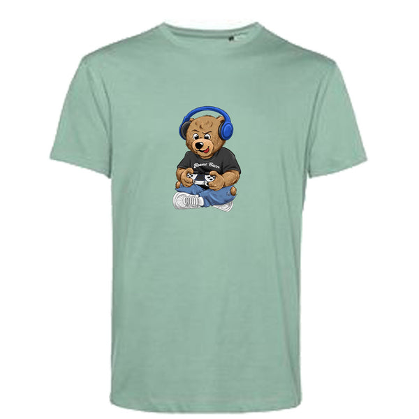 T-shirt-Unisexe-Col rond-BEAR 27-Sauge