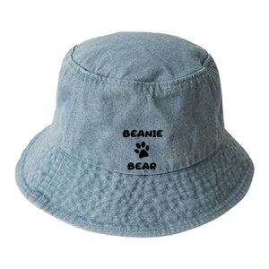 BOB BEANIE-BEAR Denim Bleu clair