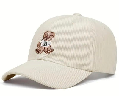 Casquette BEANIE-BEAR® Velours Crème