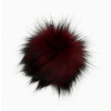 Pompon bordeau/noir Beanie-Bear®